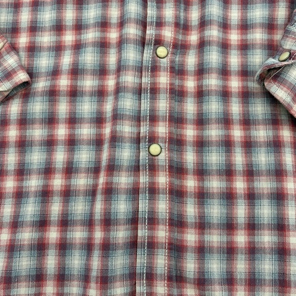 Northwest Territory Men's Plaid Pearl Snap Long Sleeve Shirt Size Large - Picture 4 of 8
